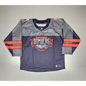 Uncommon Fit Binghamton Bombers Professional Box Lacrosse Jersey Youth XL‎ NWOT